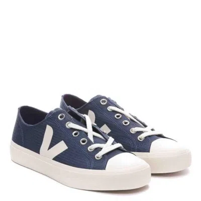 Veja Navy Wata Ii Low Ripstop Sneakers In Blue