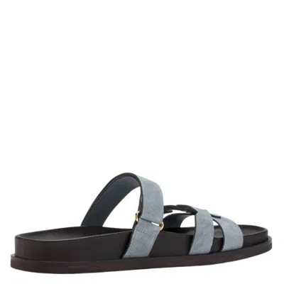 Tory Burch Ines Sport Slides In Blue