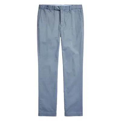 Polo Ralph Lauren Stretch Slim Fit Cotton Pants In Blue