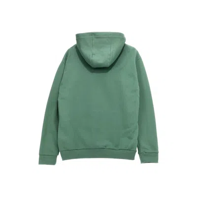 Young Versace Kids Re-edition Logo Hoodie In Green