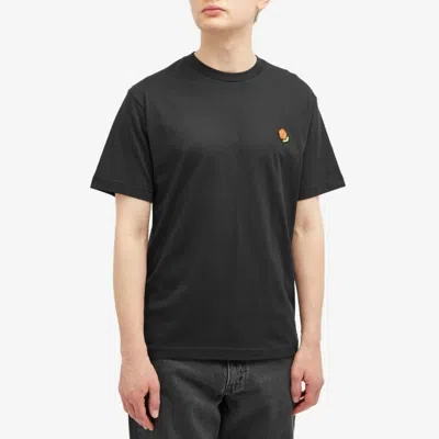 Kenzo Pop Embroidered Cotton T-shirt In Black