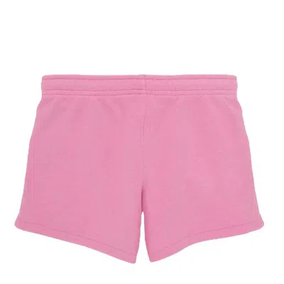 Polo Ralph Lauren Embroidered Logo Stretch Knit Shorts In Pink