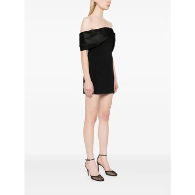 Anine Bing Dress Fleur Short In Black