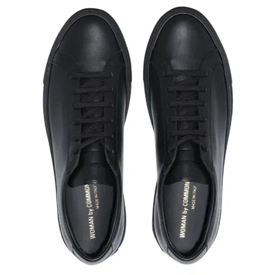 Common Projects Original Achilles Low-top Leather Sneakers In Black