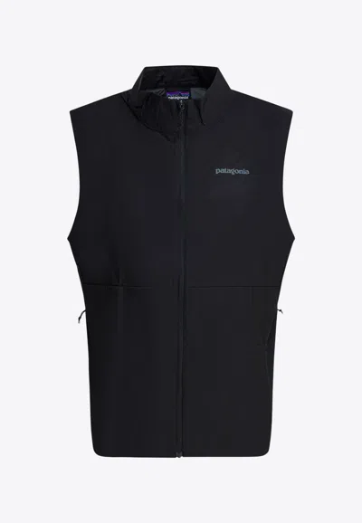 Patagonia Black Recycled Polyester Jacket In Black