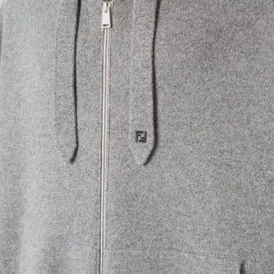 Fendi Sweatshirt In Gray