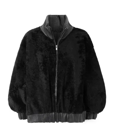 Magda Butrym Long-sleeved Casual Jacket In Black