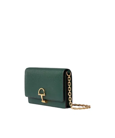 Gucci Half Horsebit Wallet On Chain In Green