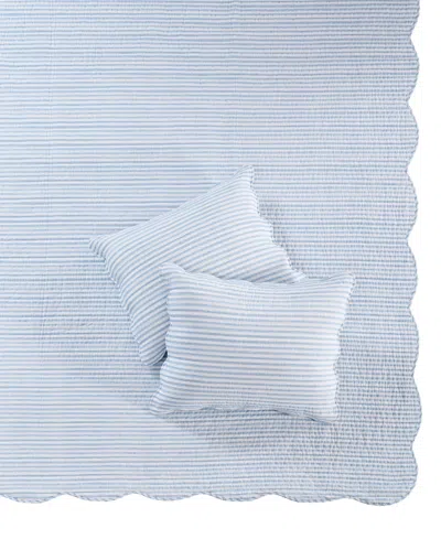 Levtex Home Martha Stripe Reversible 2-pc. Bedspread Set, Twin In Blue