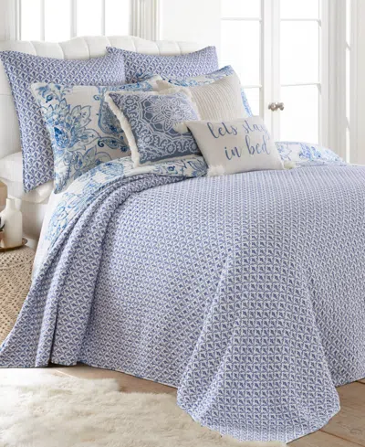 Levtex Home Bennett Reversible 3-pc. Bedspread Set, King In Blue