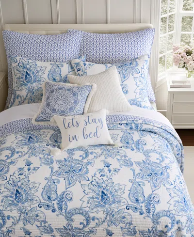 Levtex Home Bennett Reversible 3-pc. Bedspread Set, Queen In Blue