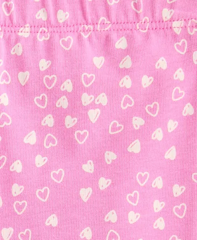 Greendog First Impressions Girls Toddler 2t-4t Mini Hearts Flare Pants, Macy's Exclusive In Pink