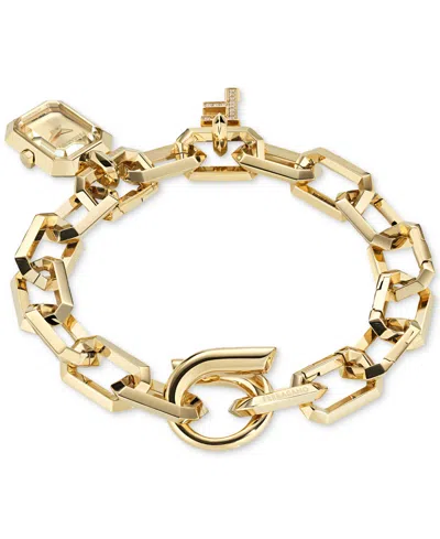 Ferragamo Charm Bracelet Watch, 16.6 X 7.4mm In Gold