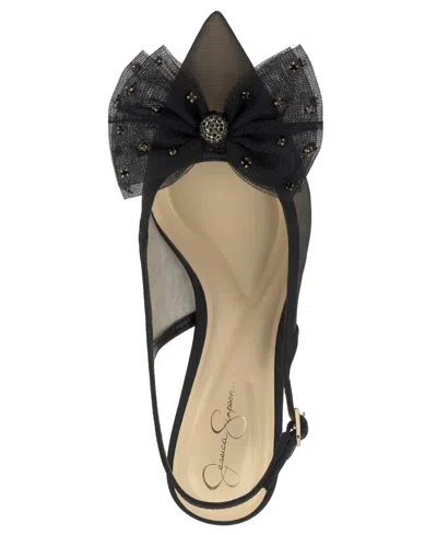 Jessica Simpson Lavilra Slingback Pointed Toe Pump In Black