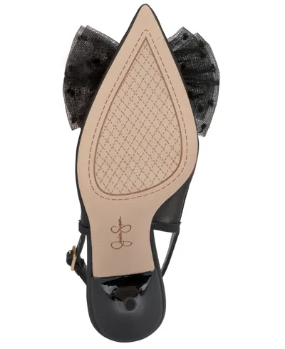 Jessica Simpson Lavilra Slingback Pointed Toe Pump In Black