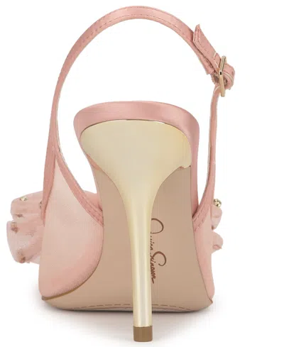 Jessica Simpson Lavilra Slingback Pointed Toe Pump In Pink