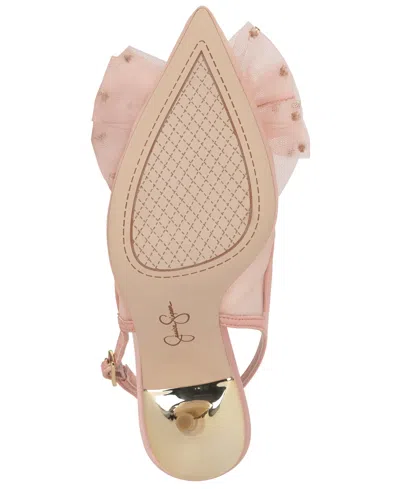 Jessica Simpson Lavilra Slingback Pointed Toe Pump In Pink