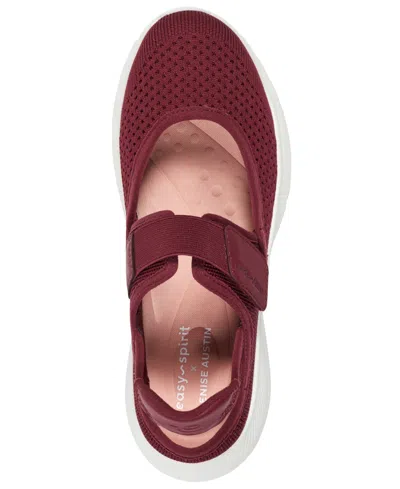 Easy Spirit Women's X Denise Austin Perri Mary Jane Slip-on Shoes In Burgundy