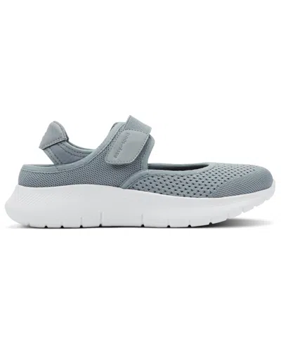 Easy Spirit Women's X Denise Austin Perri Mary Jane Slip-on Shoes In Gray