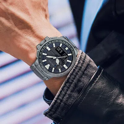 Casio Men's  Outdoor Mountaineering Waterproof Sports Watch Mens Blue Analog In Multi