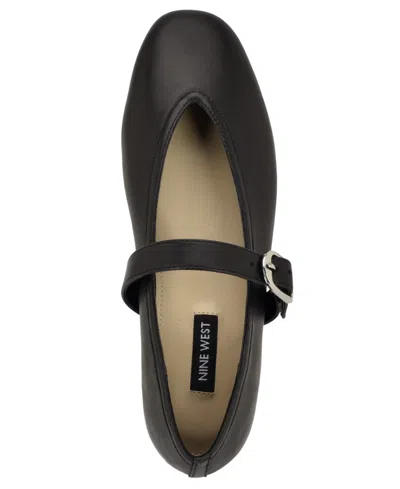 Nine West Vancee Mary Jane Flat In Animal Print