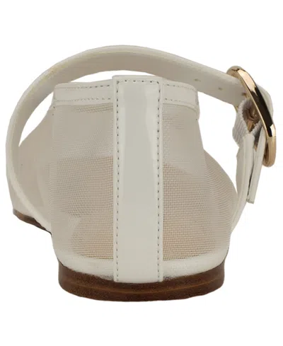 Nine West Vanceen Mary Jane Flat In White