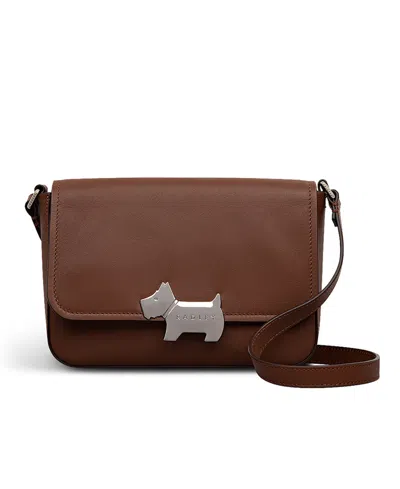 Radley London Percy Grove Small Flap Over Crossbody Bag In Brown