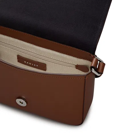Radley London Percy Grove Small Flap Over Crossbody Bag In Brown