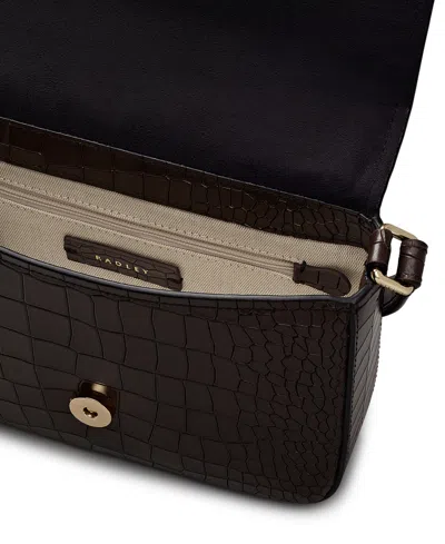 Radley London Percy Grove Small Flap Over Crossbody Bag In Brown