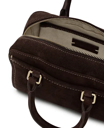 Radley London Portland Way Suede Small Zip Around Grab Bag In Brown