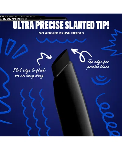 Nyx Professional Makeup Epic Inky Stix Mechanical Cream Gel Eyeliner, 0.003 Oz. In Black