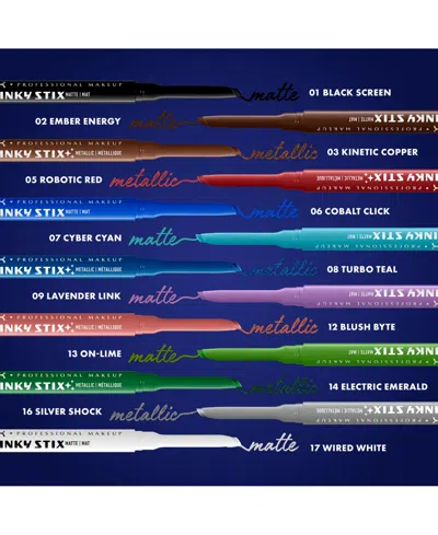 Nyx Professional Makeup Epic Inky Stix Mechanical Cream Gel Eyeliner, 0.003 Oz. In Black