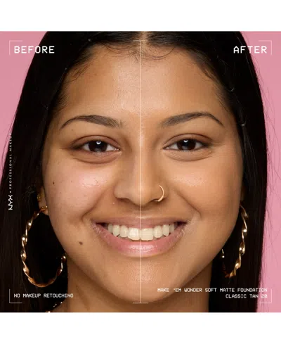 Nyx Professional Makeup Wonder Foundation, 0.84 Oz. In Purple