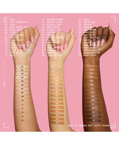 Nyx Professional Makeup Wonder Foundation, 0.84 Oz. In Brown