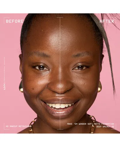 Nyx Professional Makeup Wonder Foundation, 0.84 Oz. In Brown