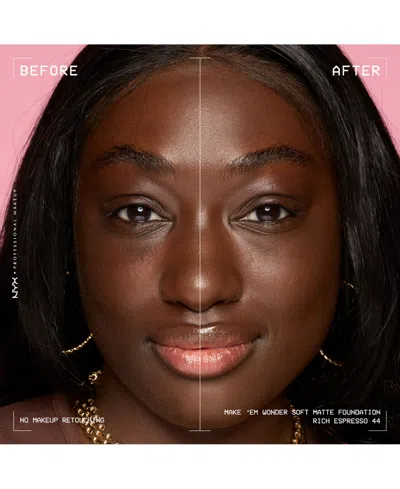 Nyx Professional Makeup Wonder Foundation, 0.84 Oz. In Brown