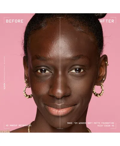 Nyx Professional Makeup Wonder Foundation, 0.84 Oz. In Transparent