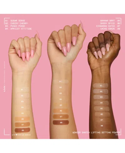 Nyx Professional Makeup Wonder Snatch Powder, 0.2 Oz. In Transparent