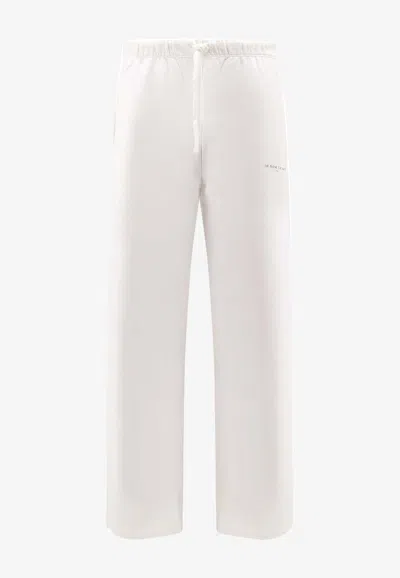Ih Nom Uh Nit Jogging Cotton Trousers In White