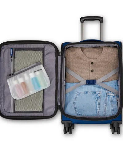 Samsonite X-tralight 4 25" Medium Expandable Spinner In Blue
