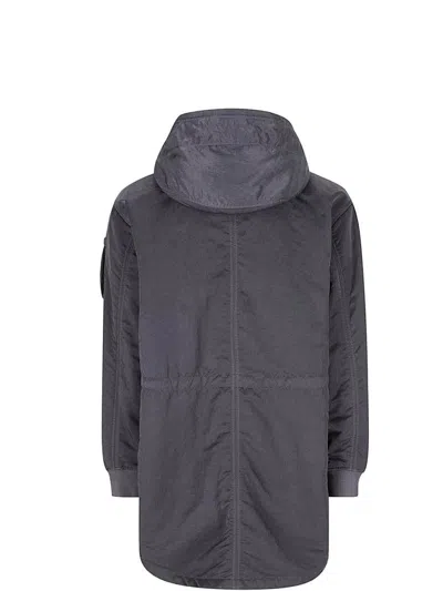 C.p. Company Long-sleeved Zipper Casual Jacket In Gray