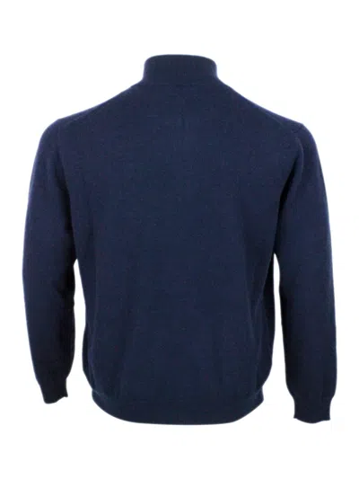 Malo Sweaters In Blue