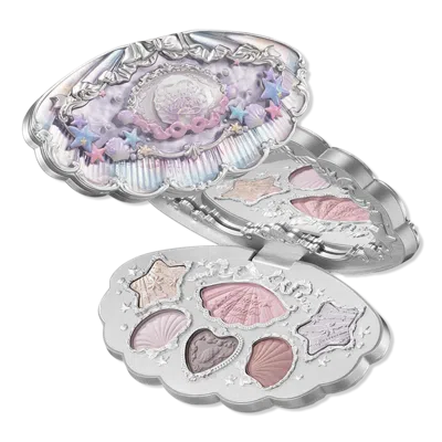 Flower Knows Shell's Jewel Collection 6-color Makeup Palette - 01 Moonlight Pearl In Multi
