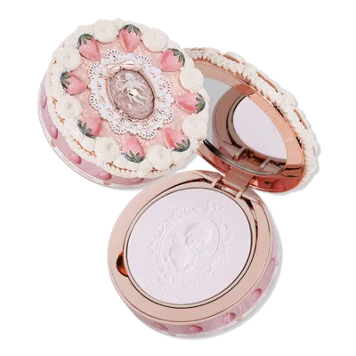 Flower Knows Strawberry Cupid Collection Pressed Powder - 01 Soft Lavender In Transparent