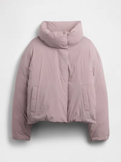 Gap Factory Relaxed Puffer Jacket In Purple