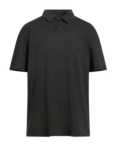 Bl'ker Man Polo Shirt Black Size Xxl Cotton In Black