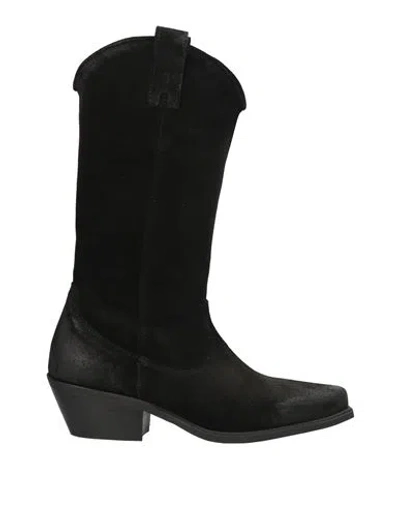 Metisse Woman Ankle Boots Black Size 6 Leather In Black