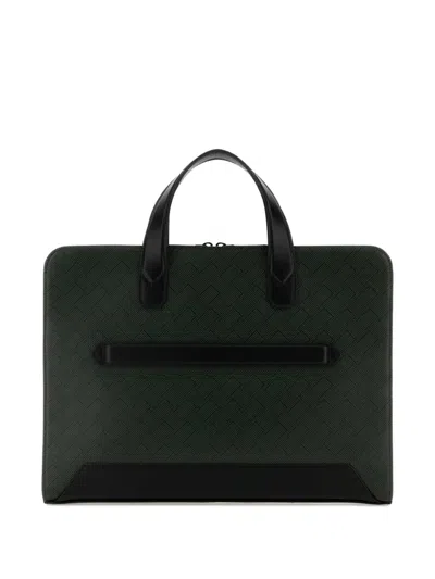 Montblanc Extreme 3.0 Leather Briefcase Top Handles In Green