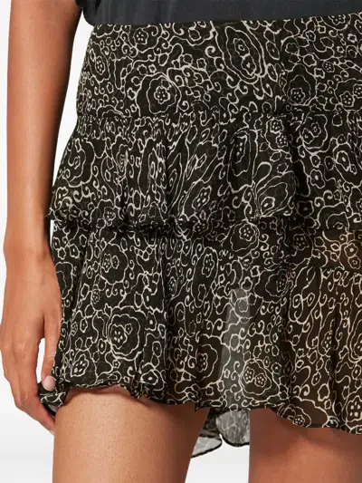 Isabel Marant Étoile Lolita Ruffled Skirt In Gray