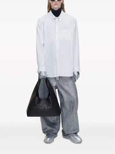 Marc Jacobs The Sack Leather Handbag In Black